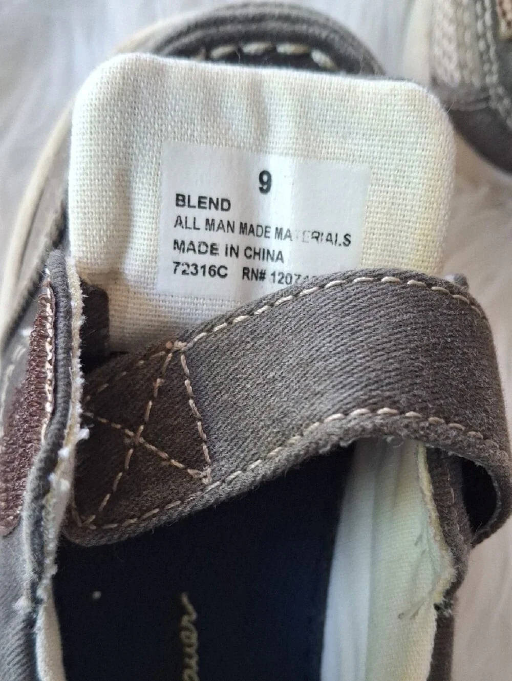 Eddie Bauer Boys/Toddler Gray Canvas Moccasin Slip-Ons
